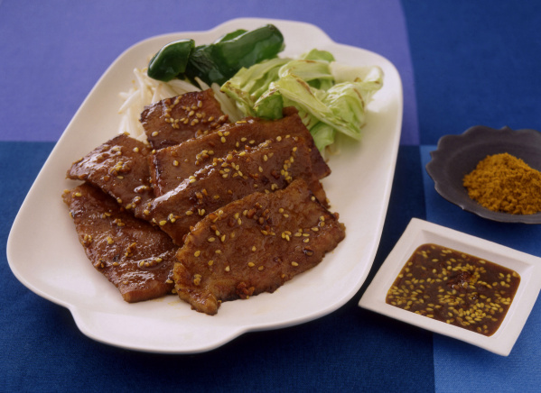 カレー風味の焼肉