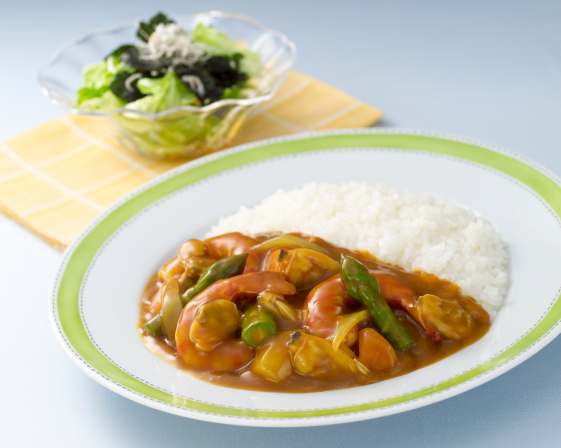 あさりと春野菜のシーフードカレー