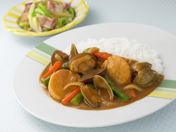 春野菜のシーフードカレー