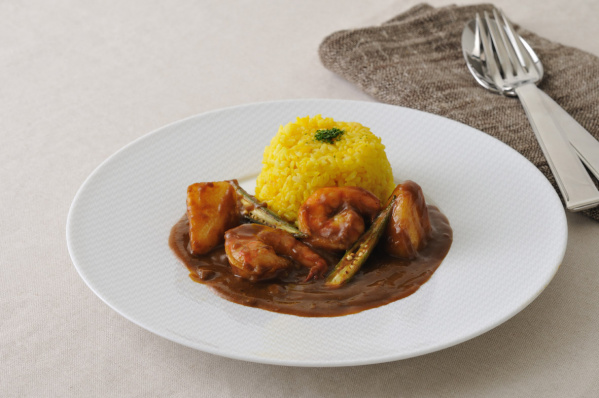 エビと夏野菜のカレー