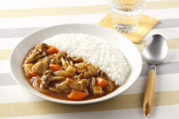 きのこと豚肉のカレー