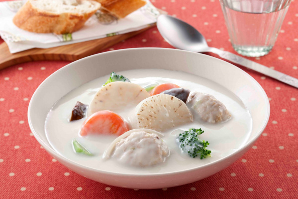 ほっこり大根と鶏団子のシチュー