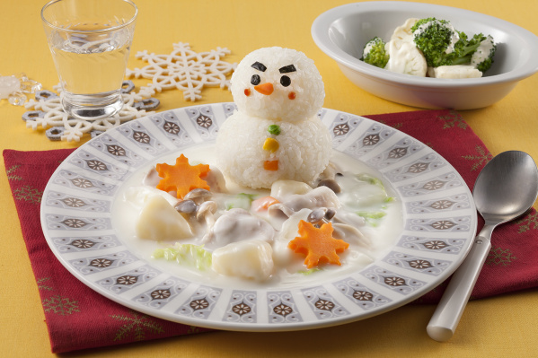 雪だるまと冬野菜シチュー