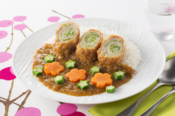 ロールキャベツカツカレー