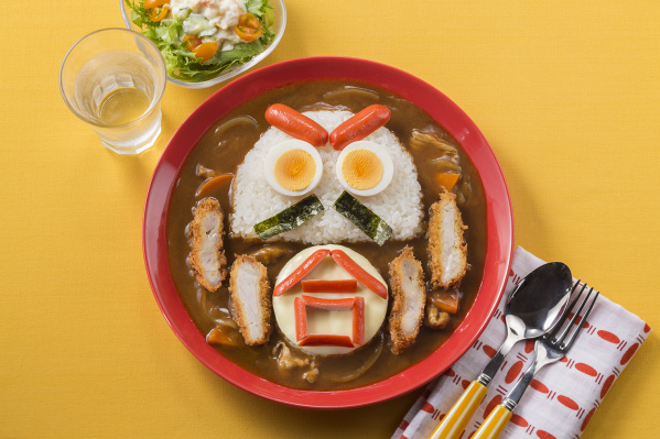 合格だるま勝つカレー