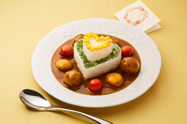 包丁いらずのデコレーションハートカレー