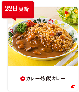 22日更新 カレー炒飯カレー