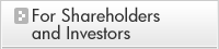 For Shareholders and Investors