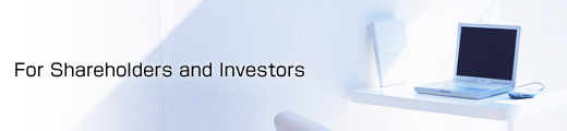 For Shareholders and Investors