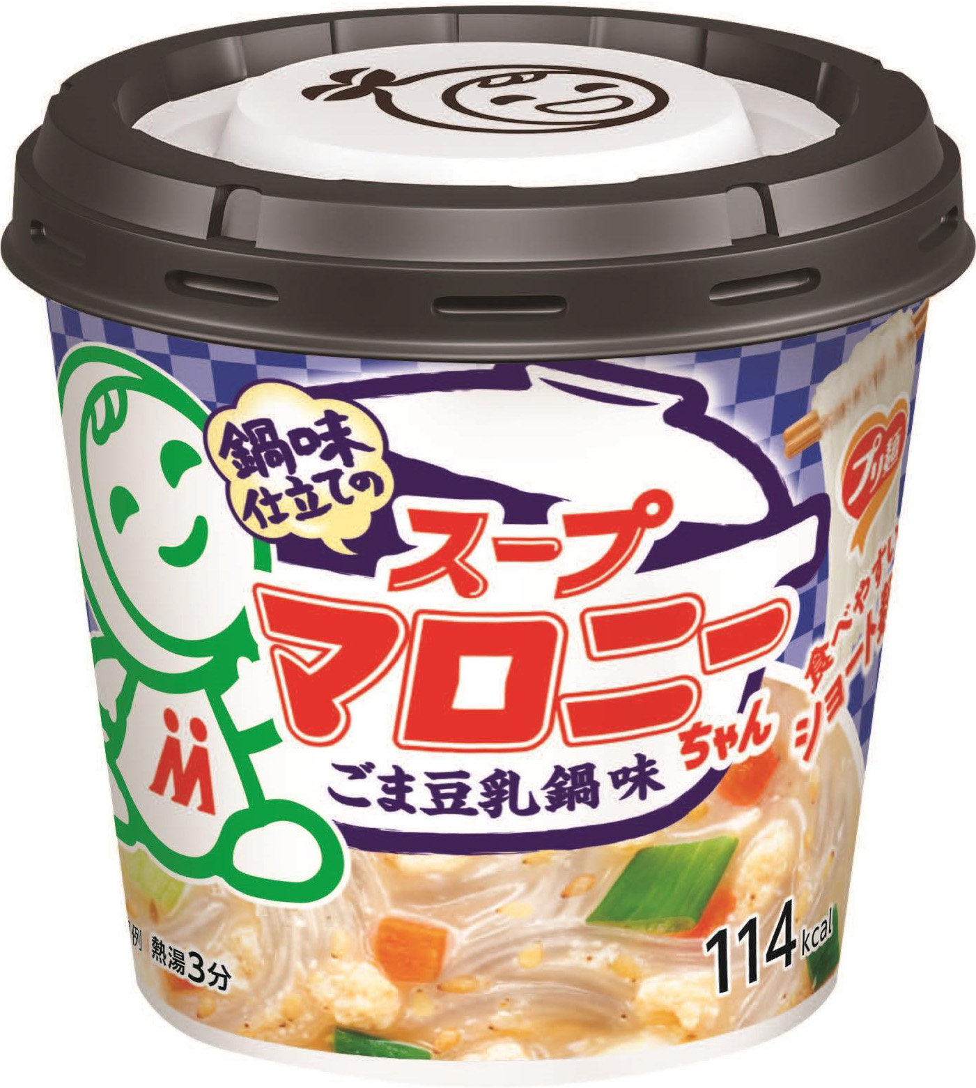 鍋味仕立てのスープマロニーちゃん ごま豆乳鍋味 | 商品カタログトップ