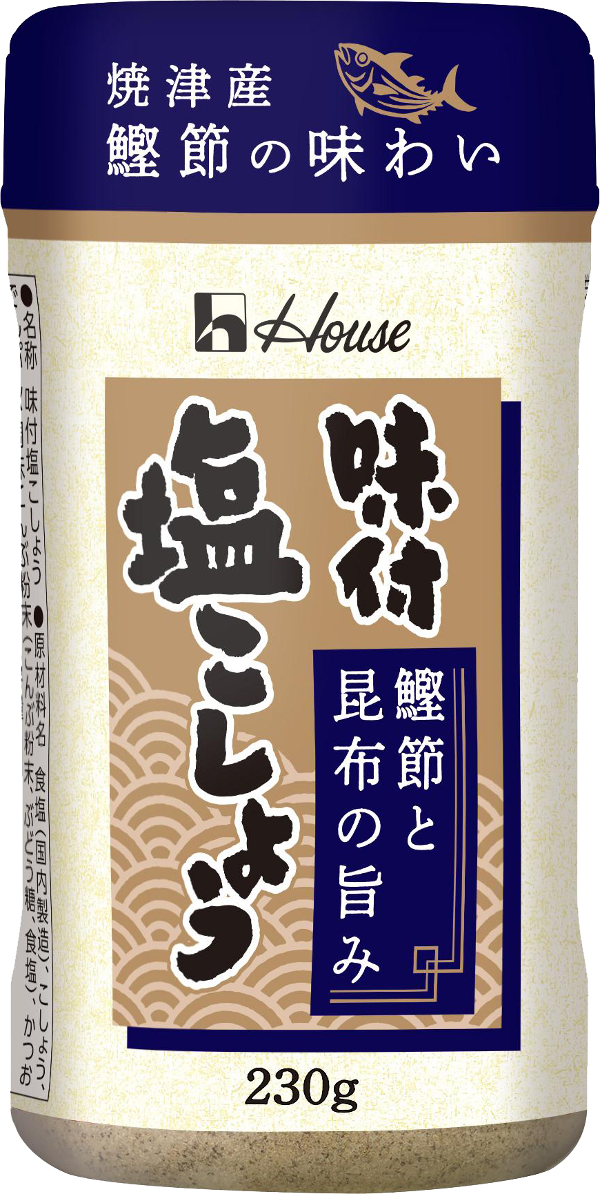 塩胡椒2219様 230g 味付塩こしょう 鰹節と昆布の旨み | 商品カタログ