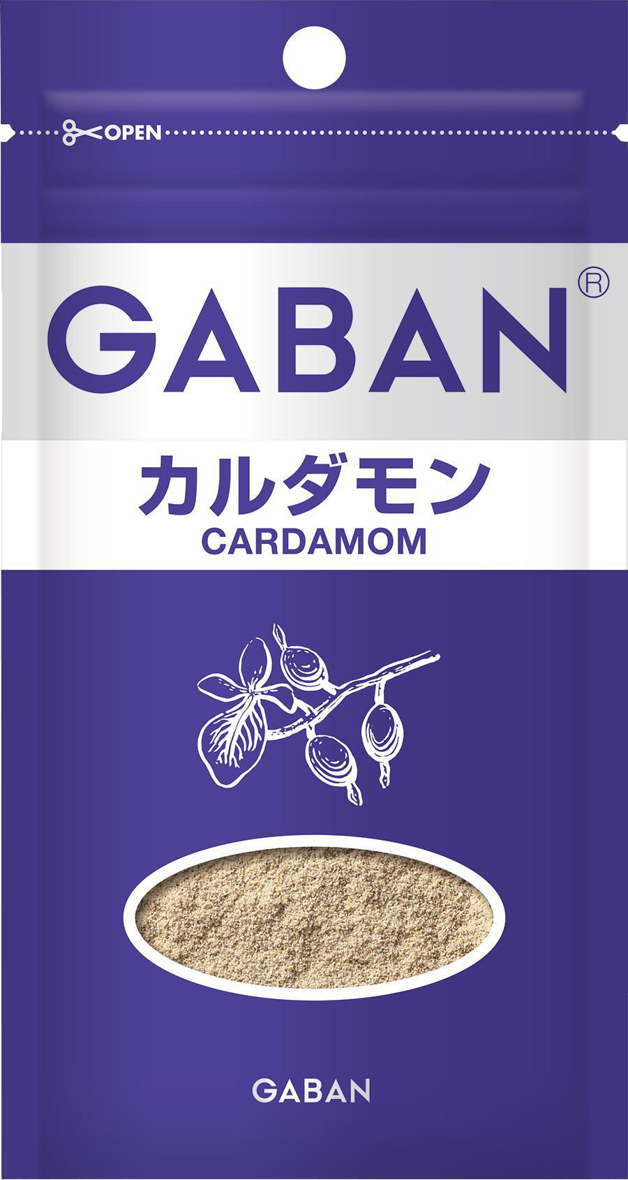 GABAN 7g カルダモン 袋 | 商品カタログトップ | ハウス食品