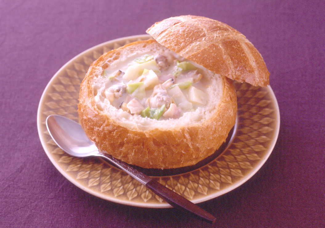 ブレッドボウルクラムチャウダー レシピ ハウス食品