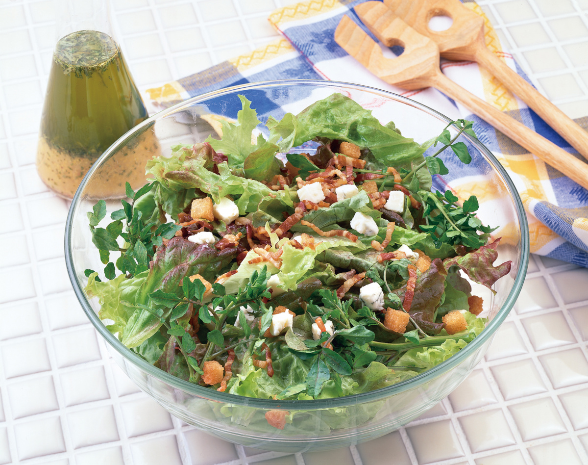 洋梨とブルーチーズのサラダのレシピ