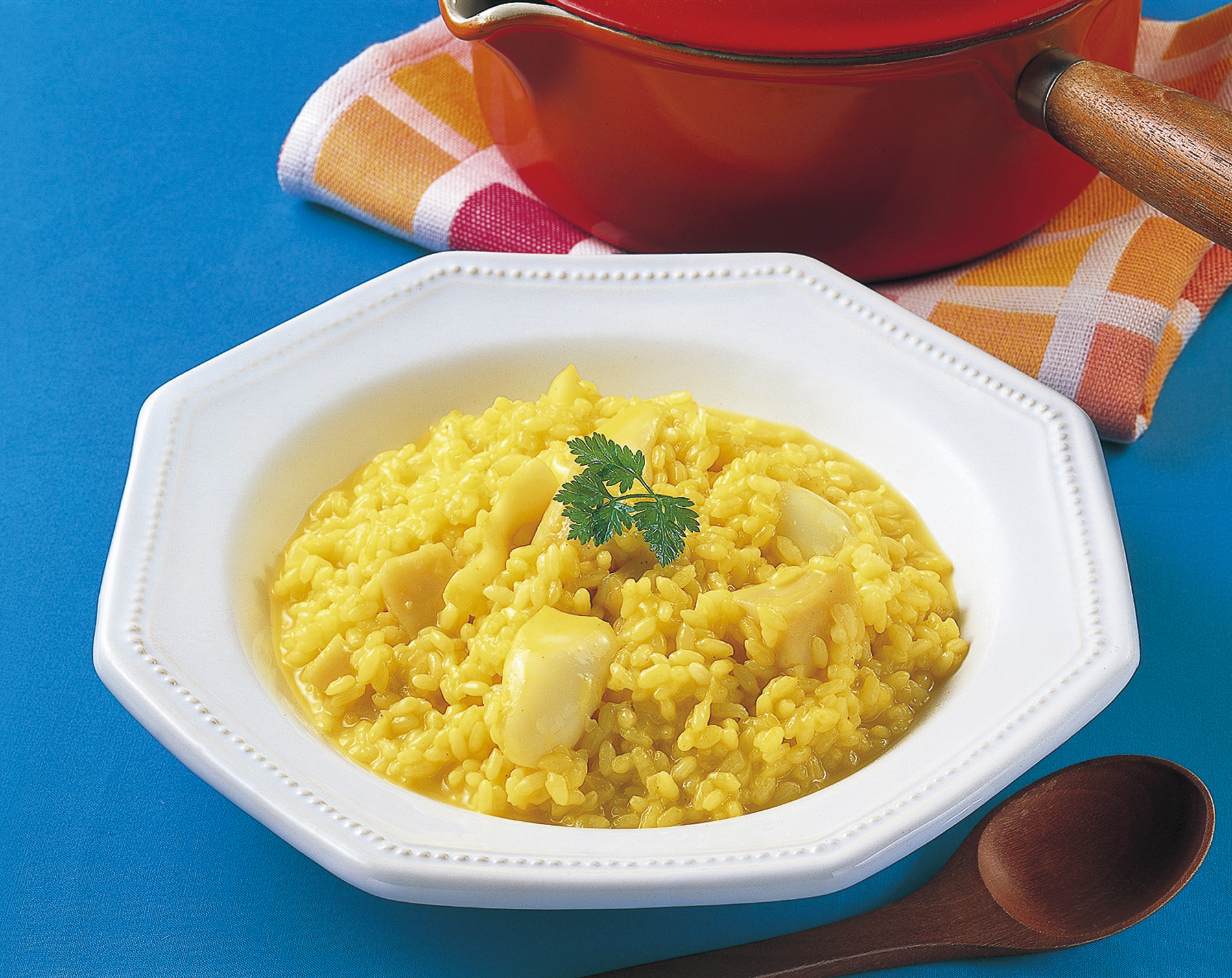 いかとほたて貝のリゾット レシピ ハウス食品