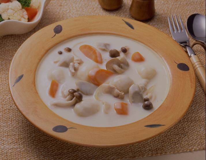 ごぼうと里いものクリームシチュー レシピ ハウス食品