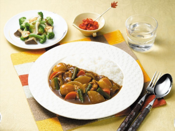 とろっと里いもと大根のカレー