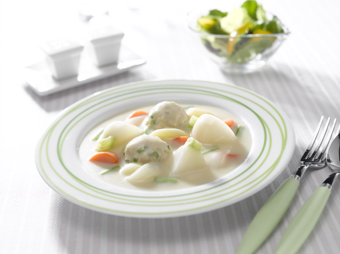 かぶと鶏団子のクリームシチュー レシピ ハウス食品