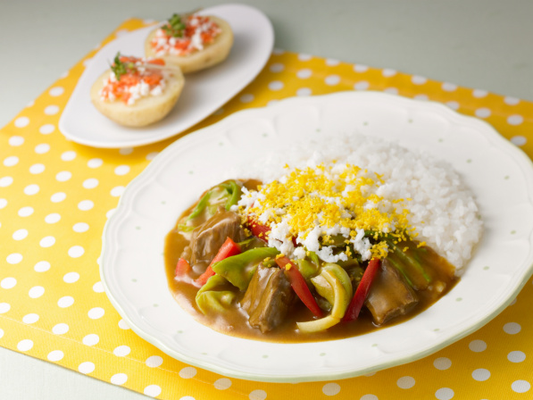 お花畑カレー