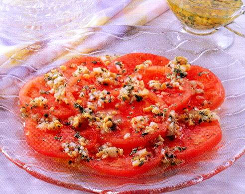 トマトのサラダ バジルドレッシング レシピ ハウス食品