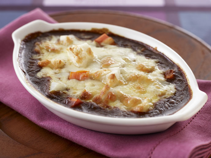 もち入りカレーグラタン レシピ ハウス食品