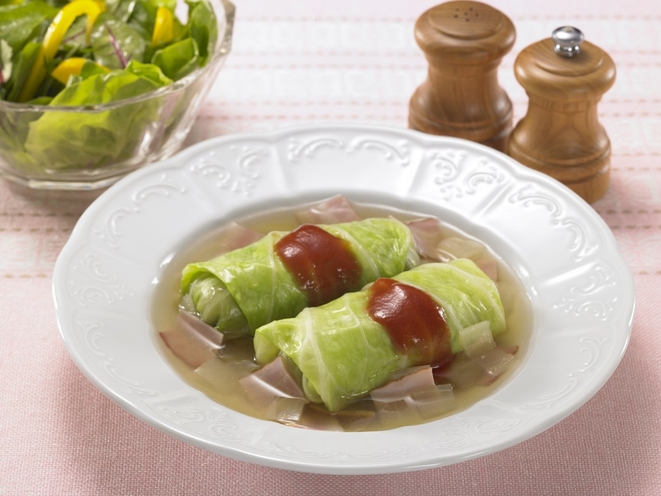 スープ仕立てのロールキャベツ レシピ ハウス食品 スープ仕立てのロールキャベツ レシピ ハウス食品