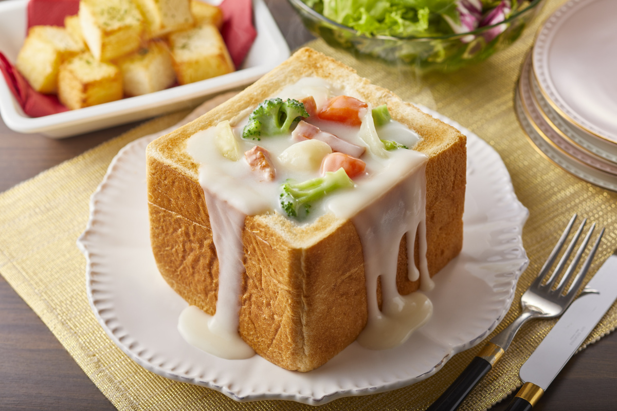 角食パンシチュー | レシピ | ハウス食品