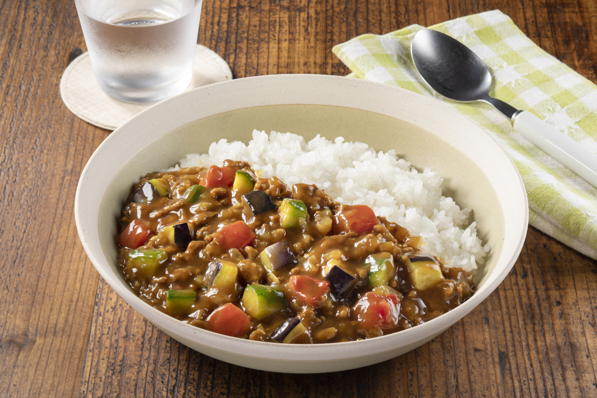 きゅうりのキーマカレー