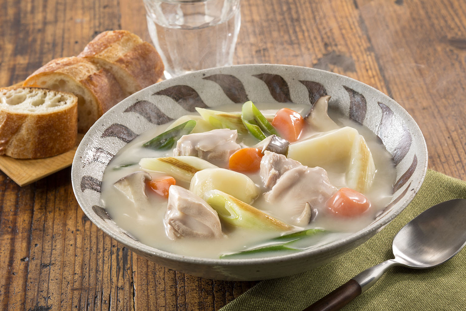 エビと魚のシチューのレシピ