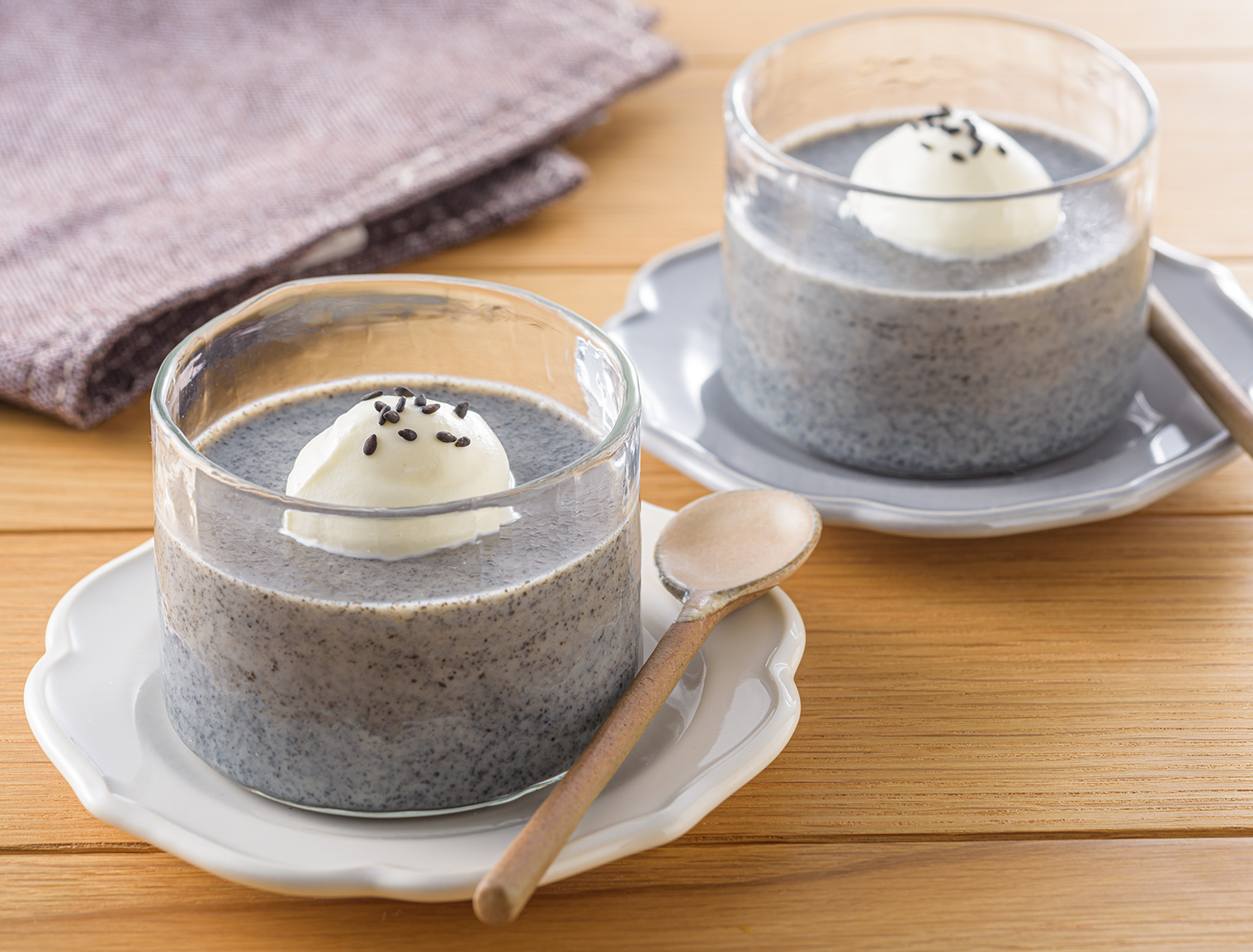 黒ごまプリン レシピ ハウス食品