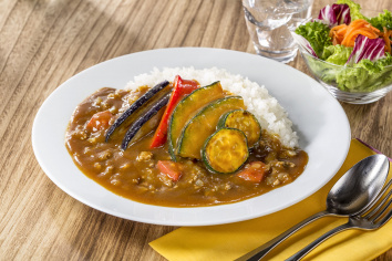 夏野菜揚げ焼きカレー