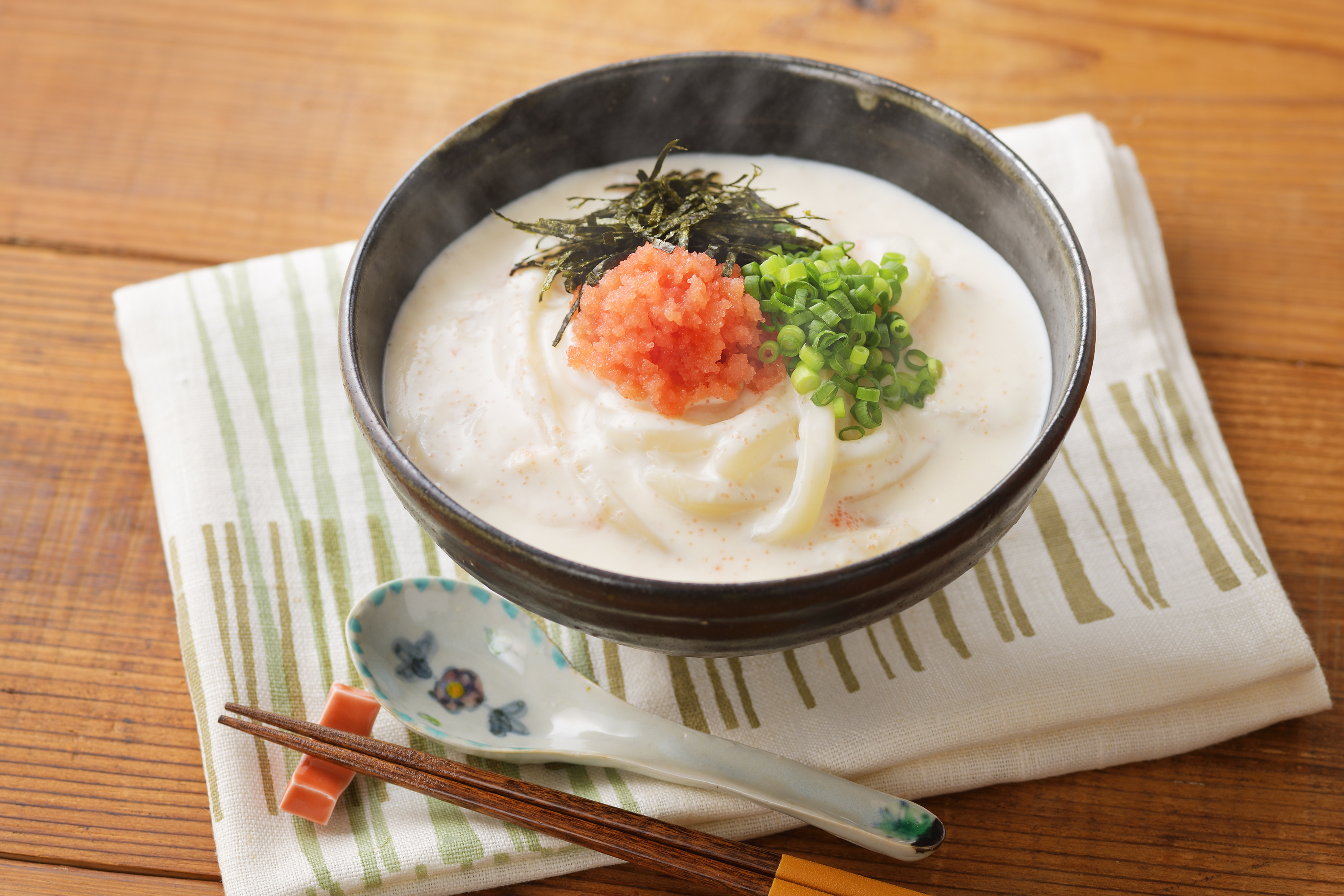 明太クリームうどん レシピ ハウス食品