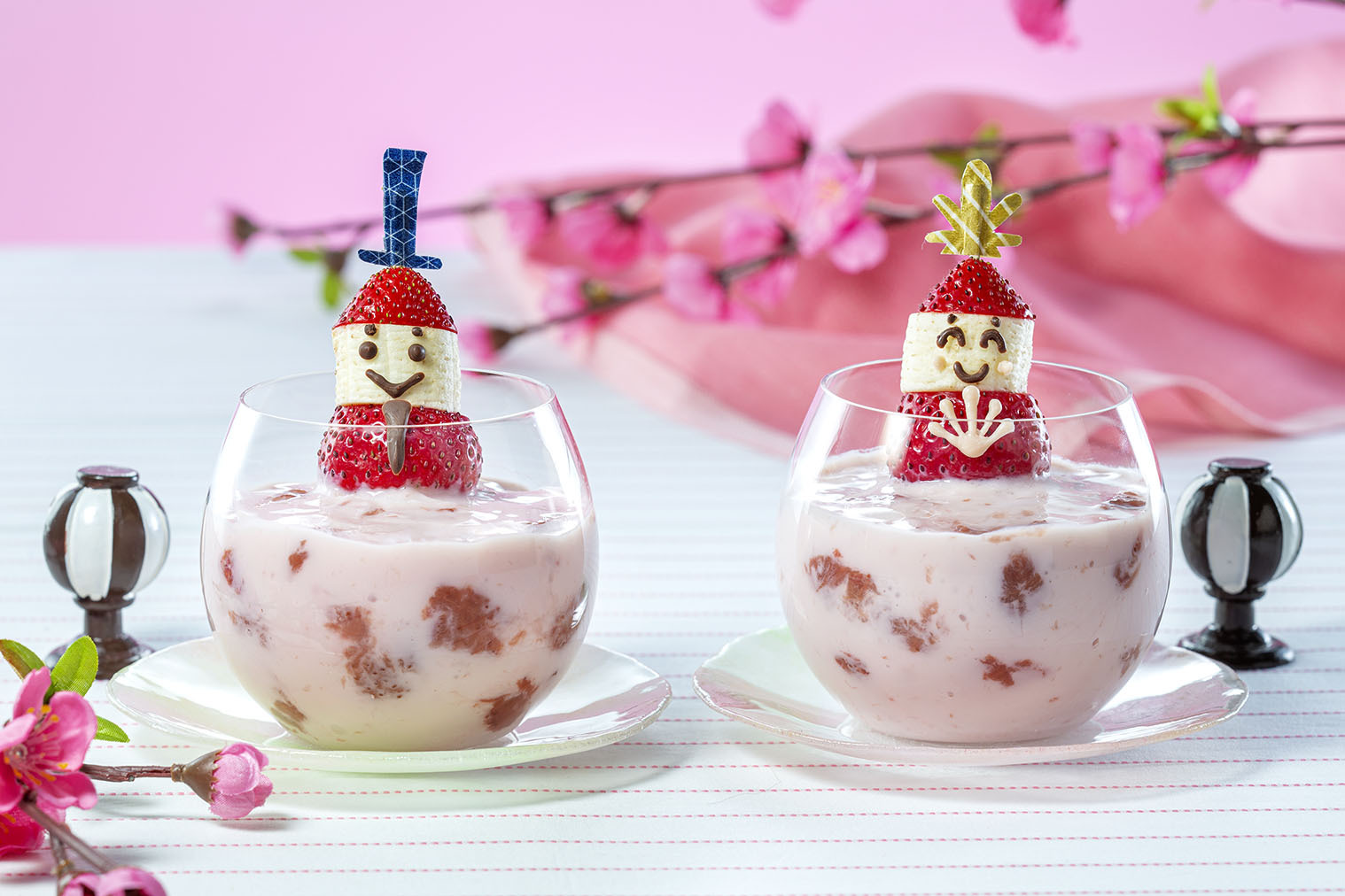 いちごのおひなさま | レシピ | ハウス食品