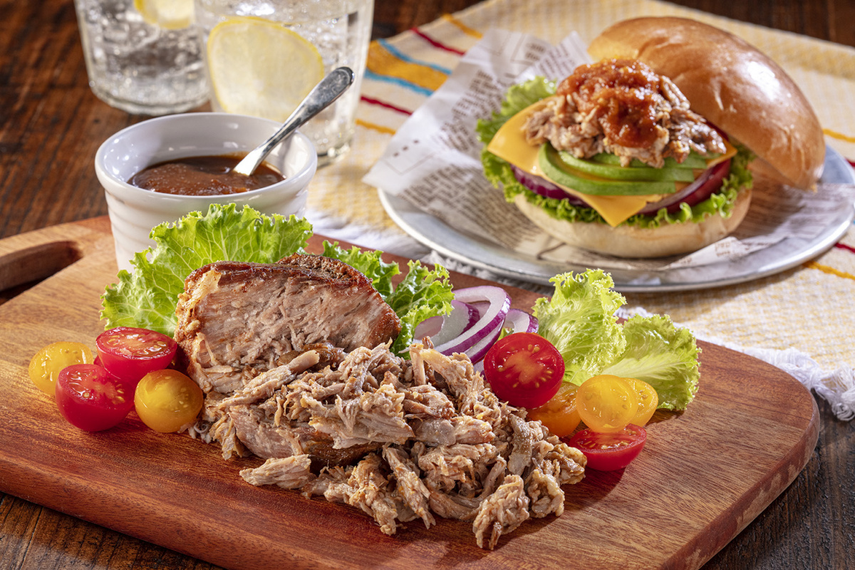 甘くてスパイシーなドクターペッパープルドポークのレシピ