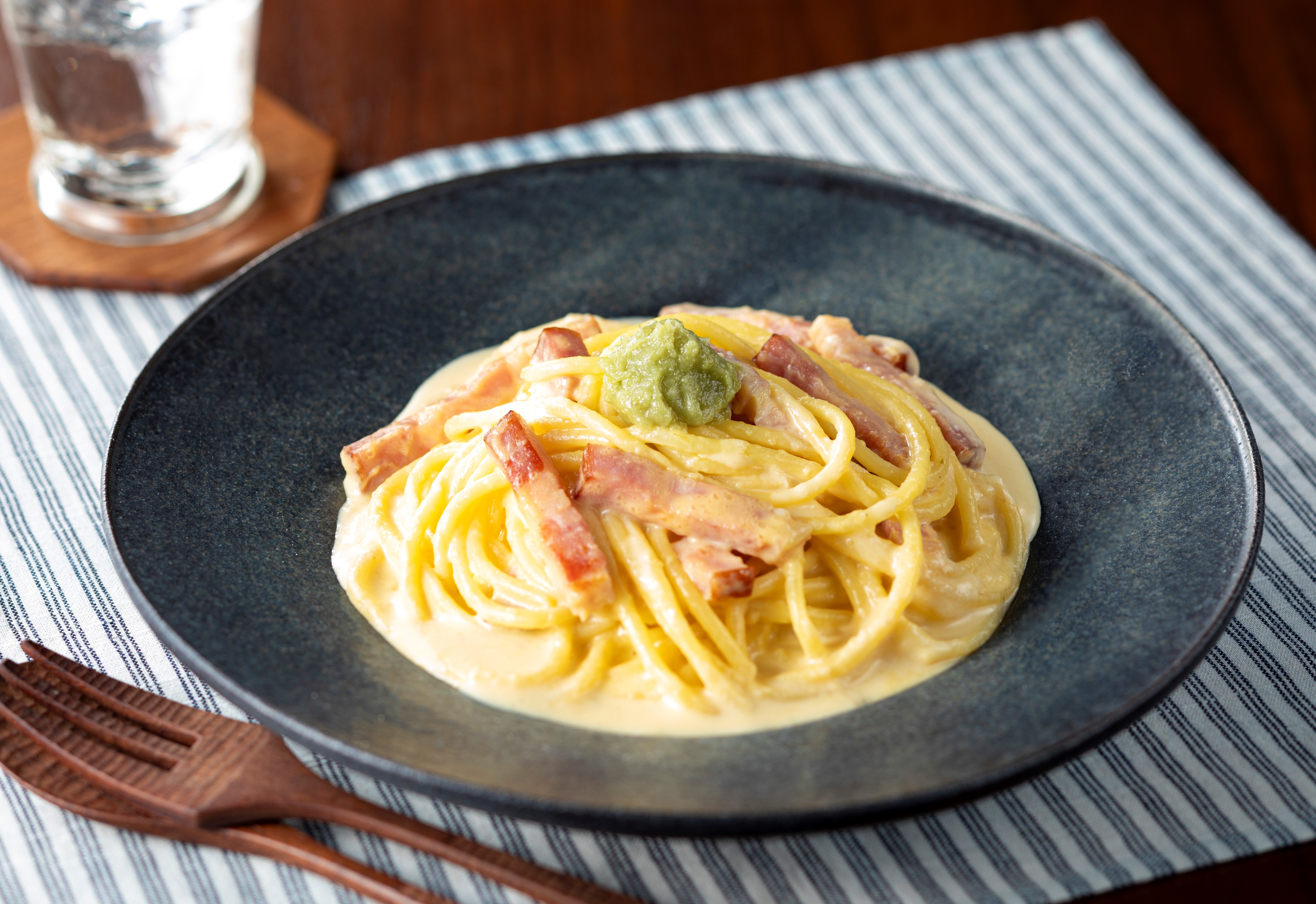 わさびカルボナーラ | レシピ | ハウス食品