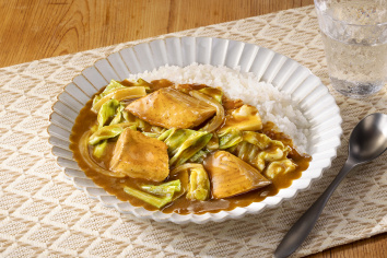 鮭とキャベツのカレー