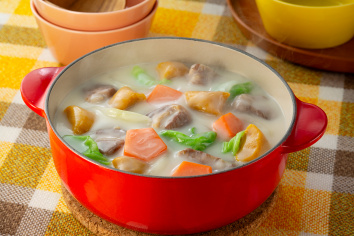 かぼちゃニョッキのポークシチュー