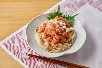 すりおろしトマトそうめん　