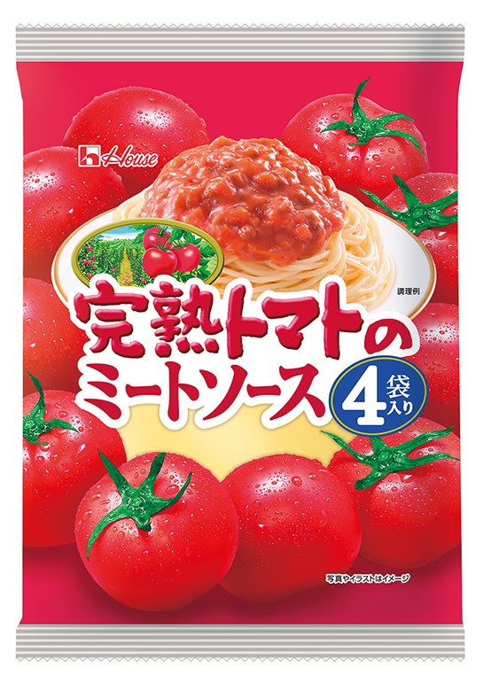 パスタにからみやすい きざみマッシュルーム入り が新登場 完熟トマトのミートソース きざみマッシュルーム入り ４袋入り 完熟トマトのミートソース ４袋入り もリニューアル ニュースリリース 会社情報 ハウス食品