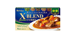 香るスパイス×広がる旨み X-BLEND CURRY 中辛