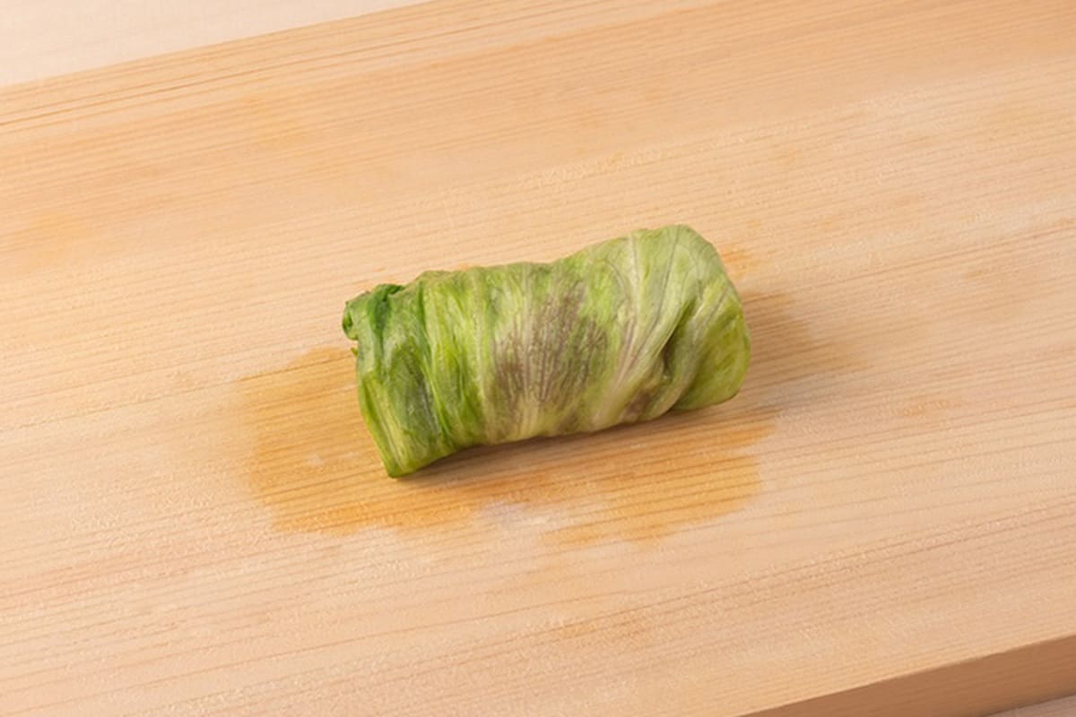 レタス巻の完成形