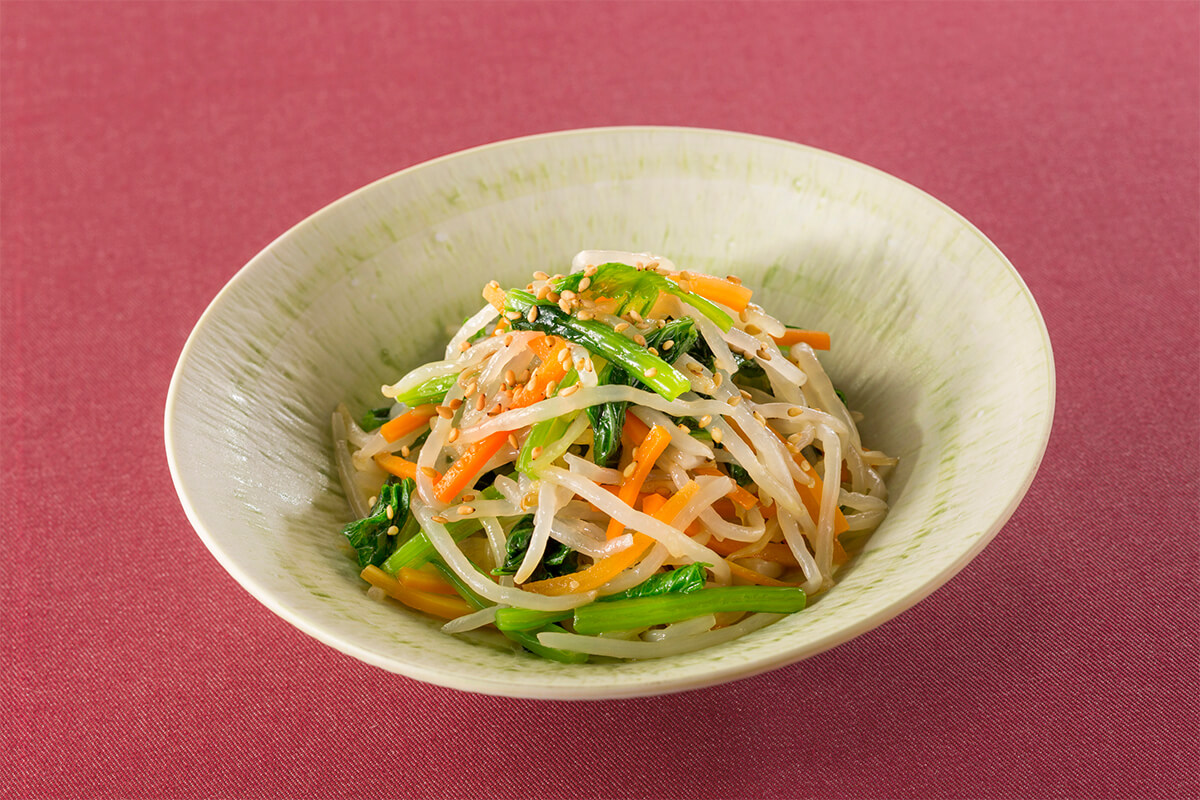 彩り野菜のナムルの写真