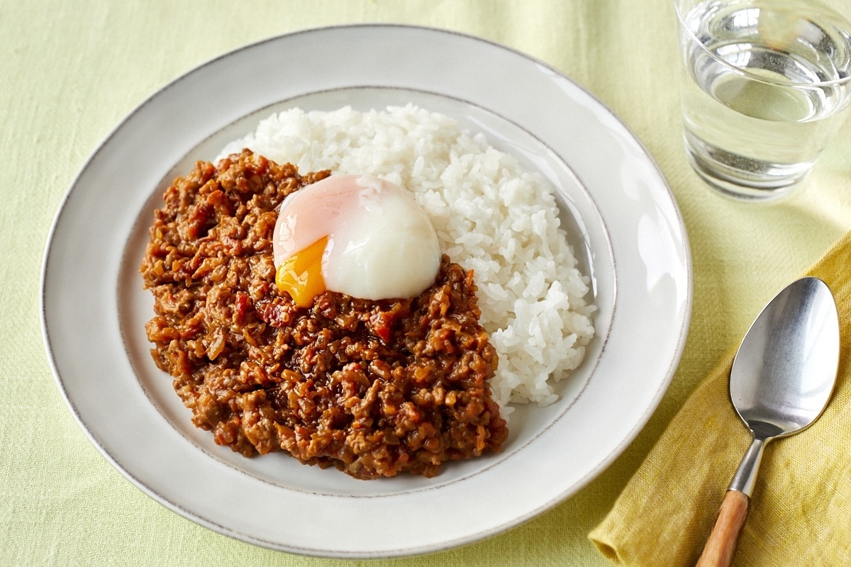 「ルウで作るキーマカレー」の画像