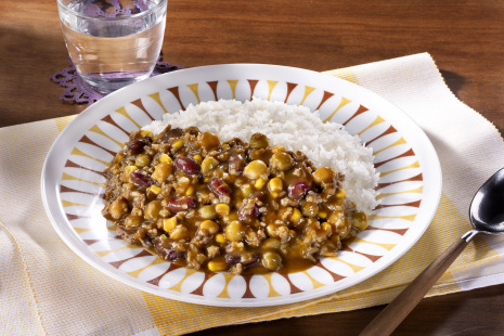 豆のドライカレーの画像