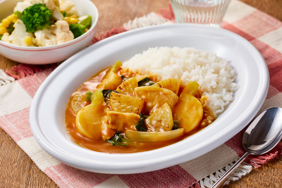 大根を使ったカレーの写真