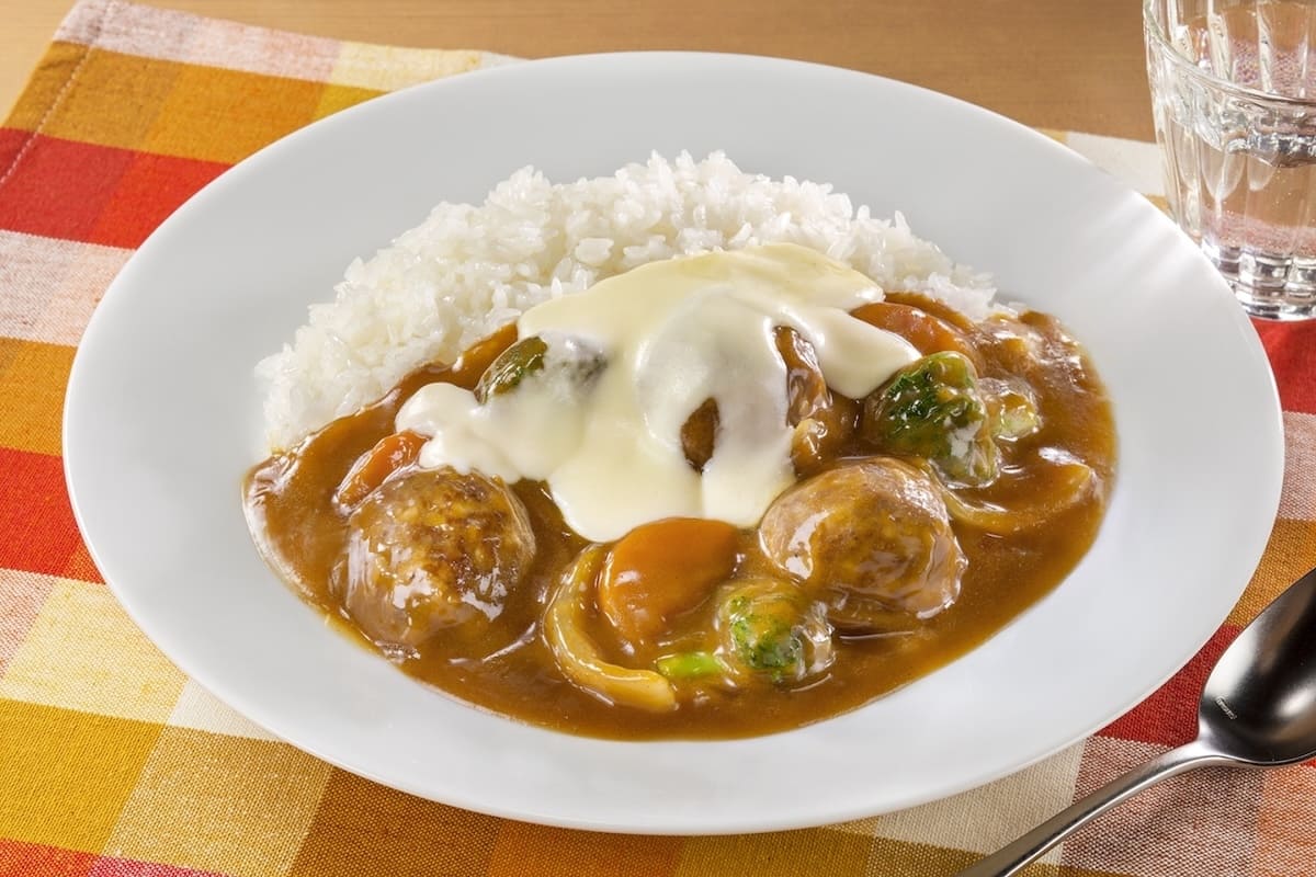 れんこん肉団子とチーズとろ～りカレー