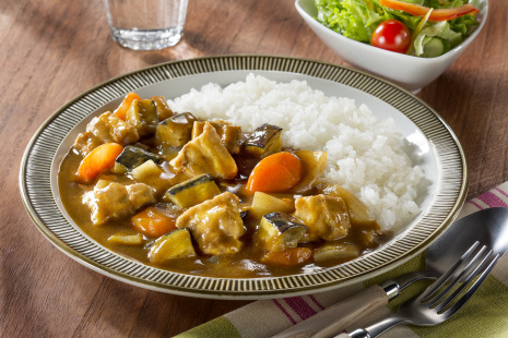 なすと豚のスタミナカレー