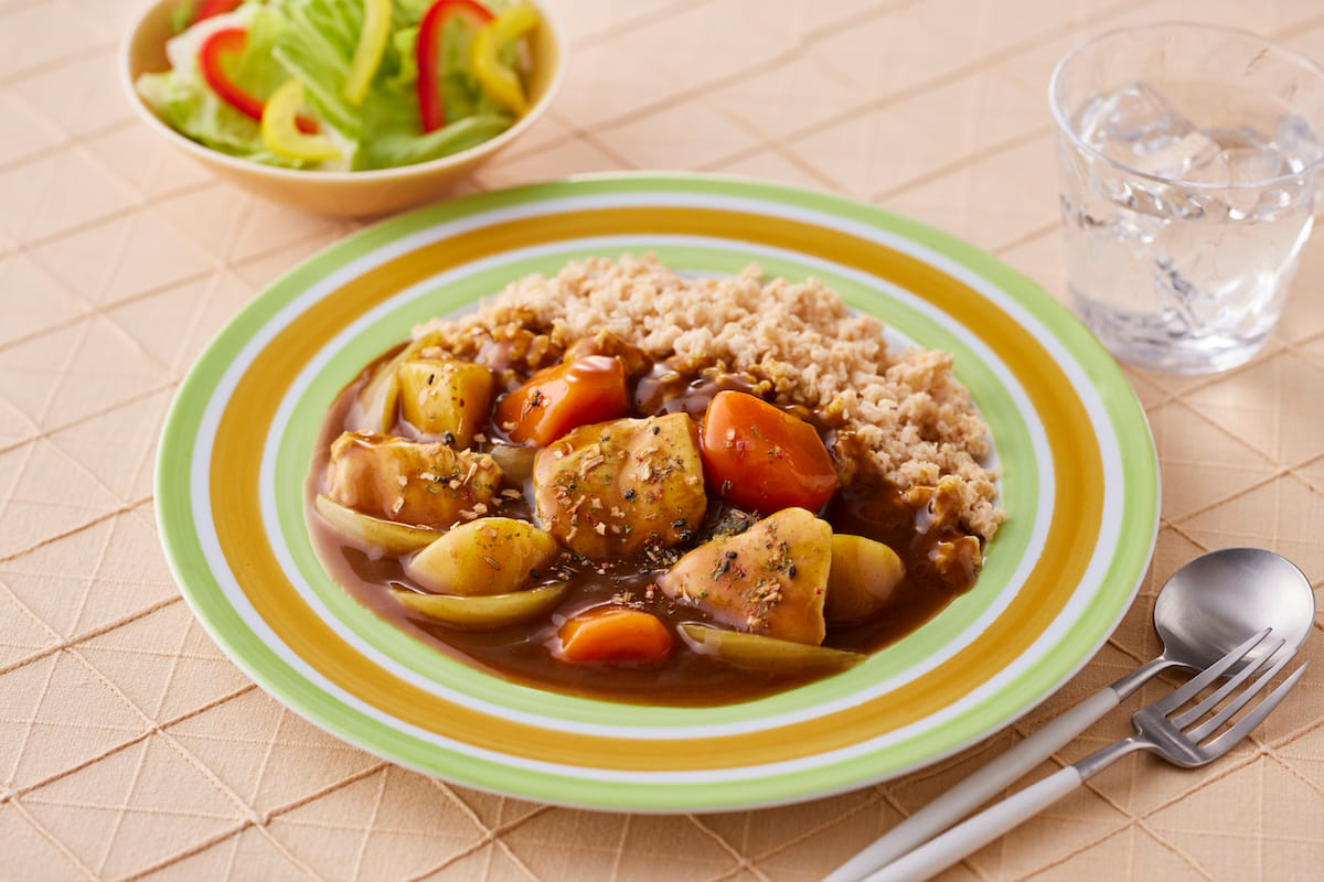オートミールでヘルシーカレー
