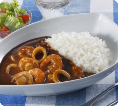 簡単シーフードカレー