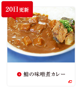20日更新 鯖の味噌煮カレー
